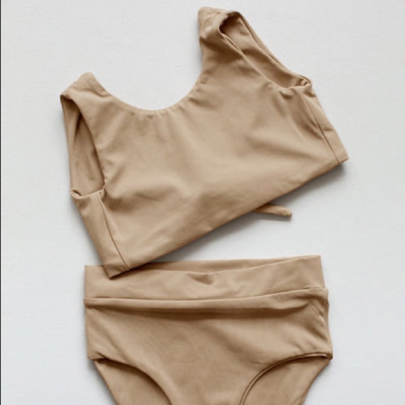 The Simple Folk Bikini Top Desert Neutral Tan Cream - Picture 7 of 16